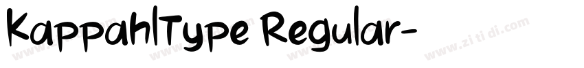 KappahlType Regular字体转换